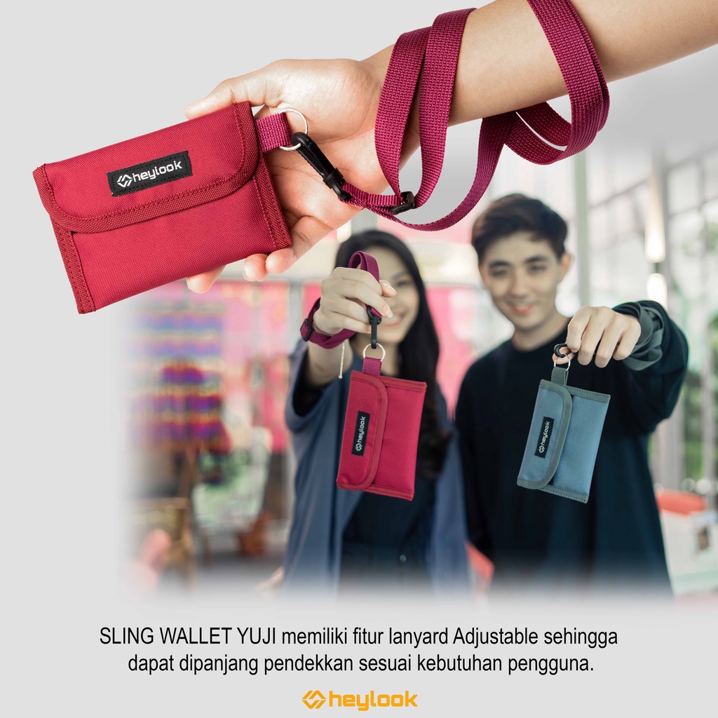 HEYLOOK Project  - Sling Pouch YUJI Pouch Wallet Dompet Koin Dompet Kartu Coin