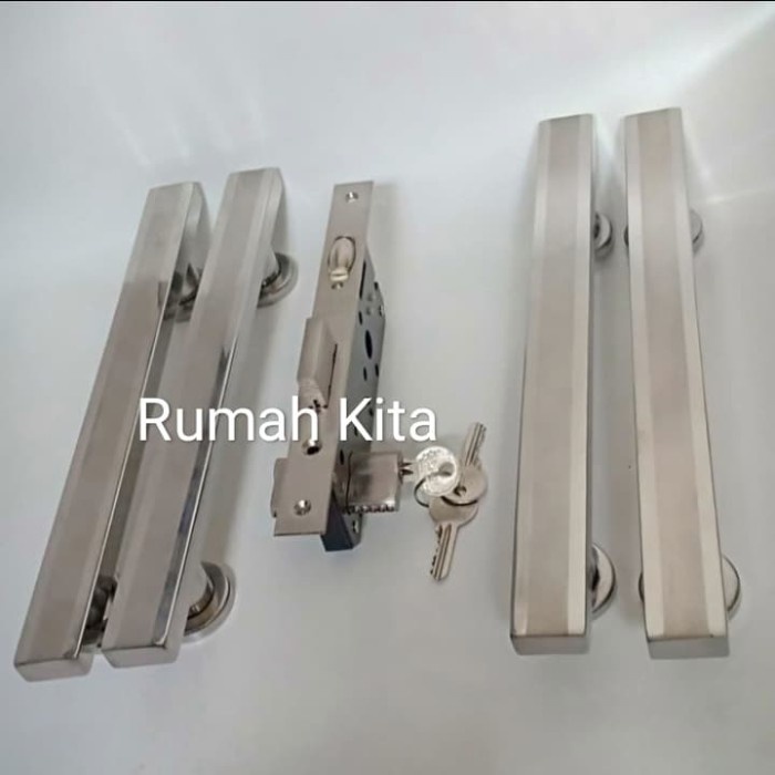 Kunci Pintu - Handle Kunci Pintu Double Set Body Kunci Pelor Kunci Pintu Minimalis