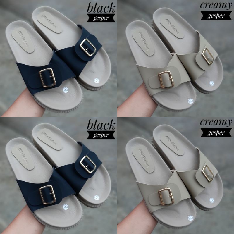 SANDAL WEDGES GESPER // Sandal Hak Wanita