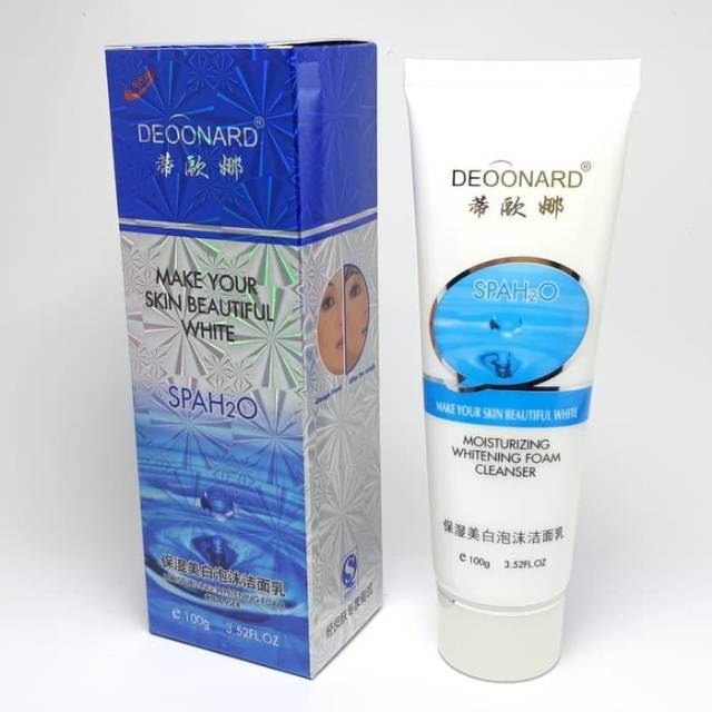 FACIAL FOAM DEONARD BIRU ORYGINAL