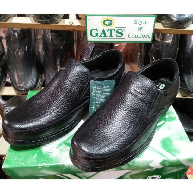 Sepatu pantofel kulit merk Gats MD 3501original