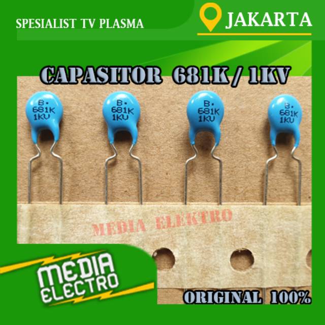 Capasitor Ceramic 681K 1KV // 681 1KV