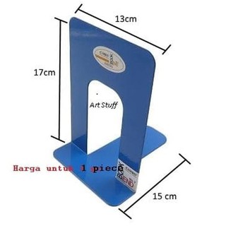 Penyangga Sandaran Penahan Pembatas Rak  Buku  Besi 