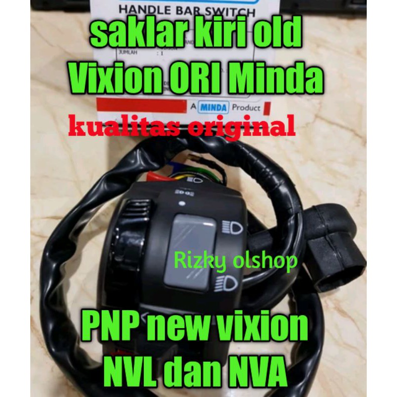 holder switch saklar kiri Vixion Old ORI PNP ke new Vixion NVL dan NVA