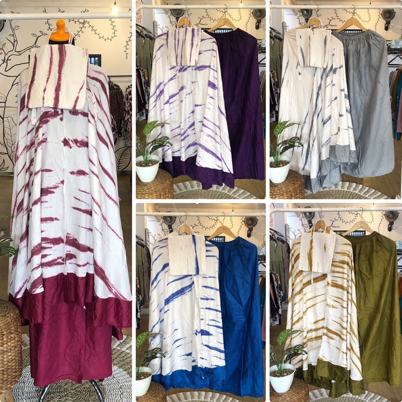 SS | MUKENA TRAVELING | MUKENA BALI | MUKENA MOTIF POLKA ROSE | MUKENA MOTIF BUNGA KECIL | MuKENA KO