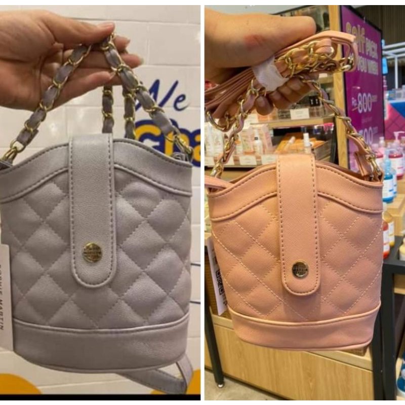 ROSI CLARA BAG TAS SOPHIE MARTIN PROMO TAS ROSI LARA PINK&ROSICKARA GREY TAS SELEMPANG SOPHIE PARIS 