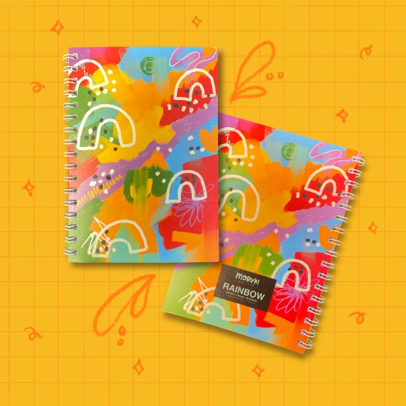 

Rainbow Notebook by Meraki Factory