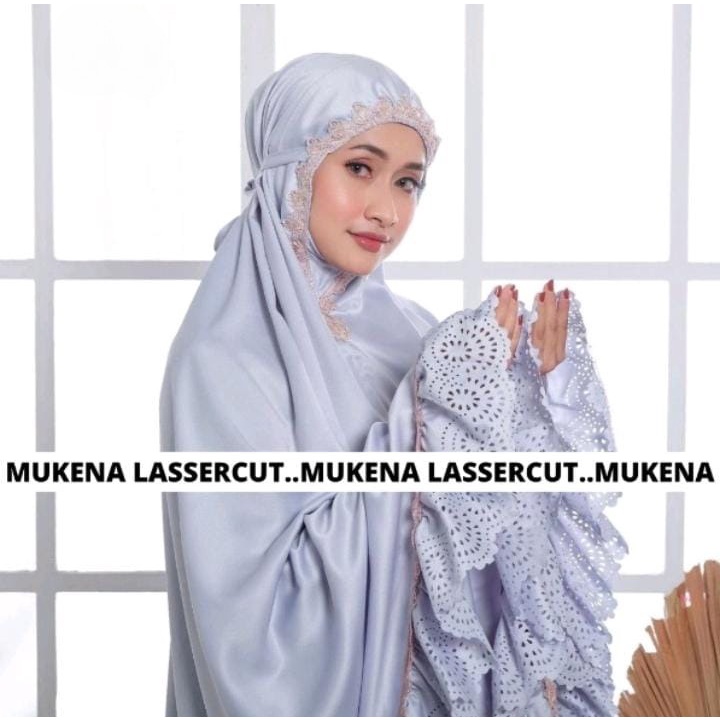 MUKENA DEWASA SUTRA VELVET / MUKENA DEWASA RAMPEL LASER CUT / MUKENA PREMIUM RAMPEL / MUKENA JUMBO RENDA LASERCUT DEWASA