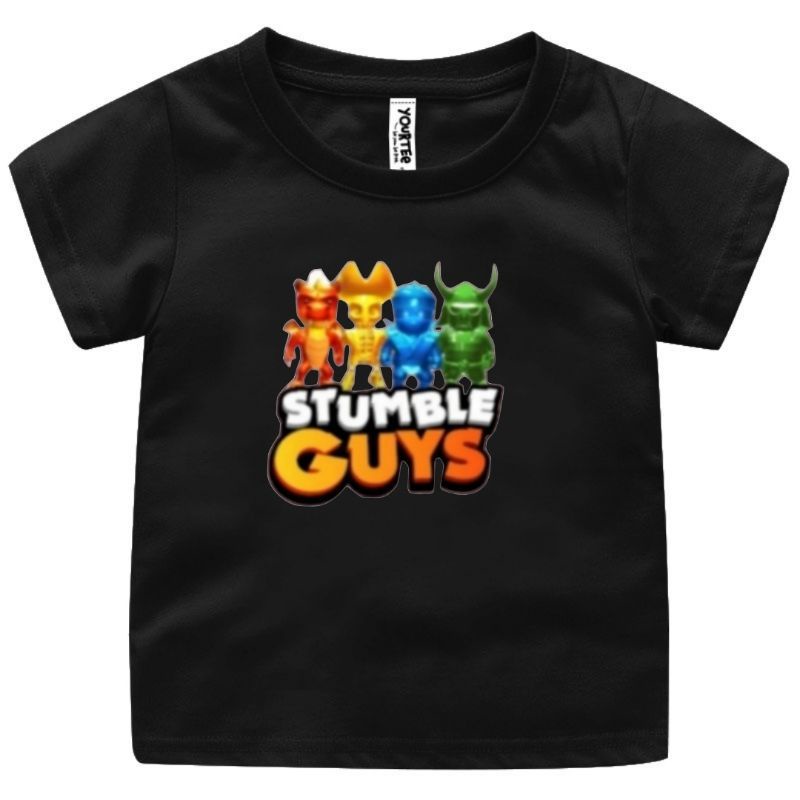 Baju Kaos Atasan  Anak/Remaja Stumble Guys 1-12 Tahun/Remaja