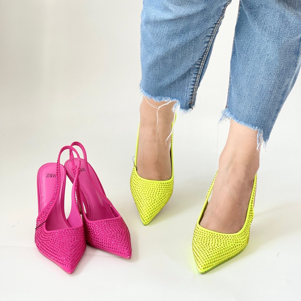 ZR ZARA STILETTO HEELS SEPATU HAK WANITA 01781