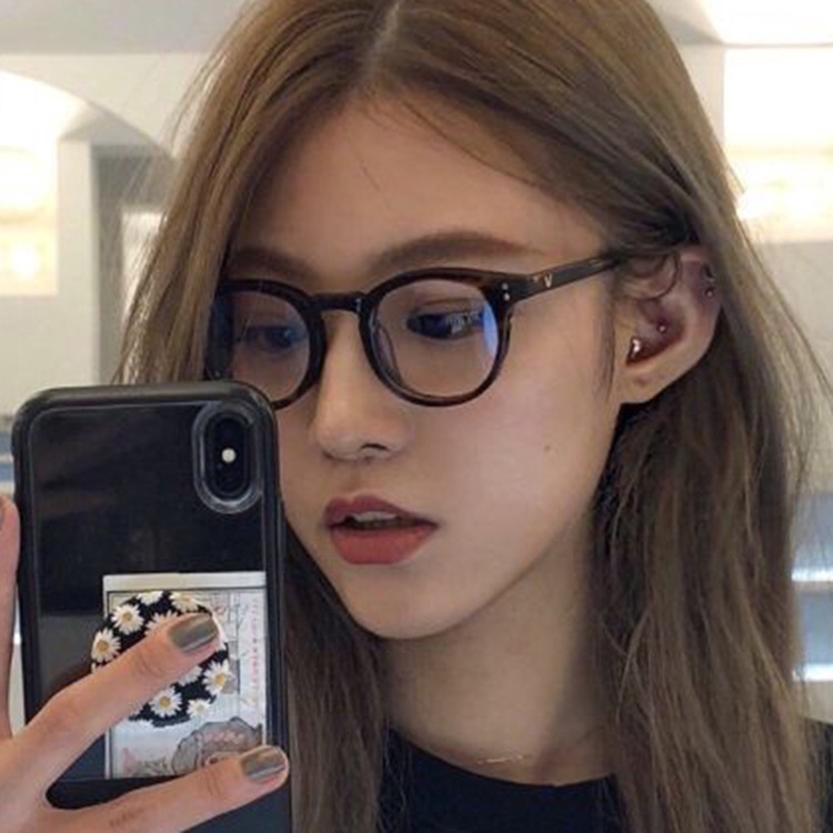 Korean fashion small frame glasses