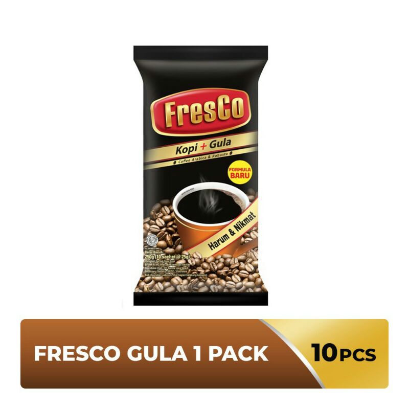 

FRESCO KOPI GULA POUCH - 10's x @25 gr