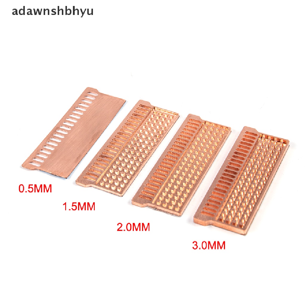 Adawnshbhyu Notebook Memory Heat Sink Tembaga Heatsink Laptop RAM 0.5mm/1.5mm/2mm/3mm