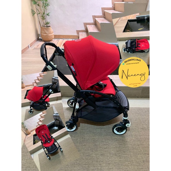 Jual stroller bugaboo bee 3 warna merah 