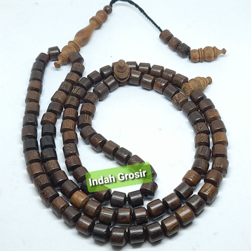 TASBIH KAYU GALIH KELOR 8MM 99 BUTIR MODEL MARJAN