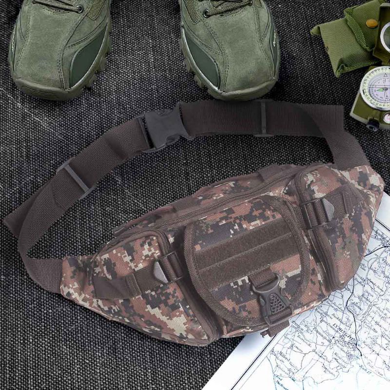 Tas Salempang Pria | Selempang Slingbag Waistbag Loreng Camo Army Bahan Cordura