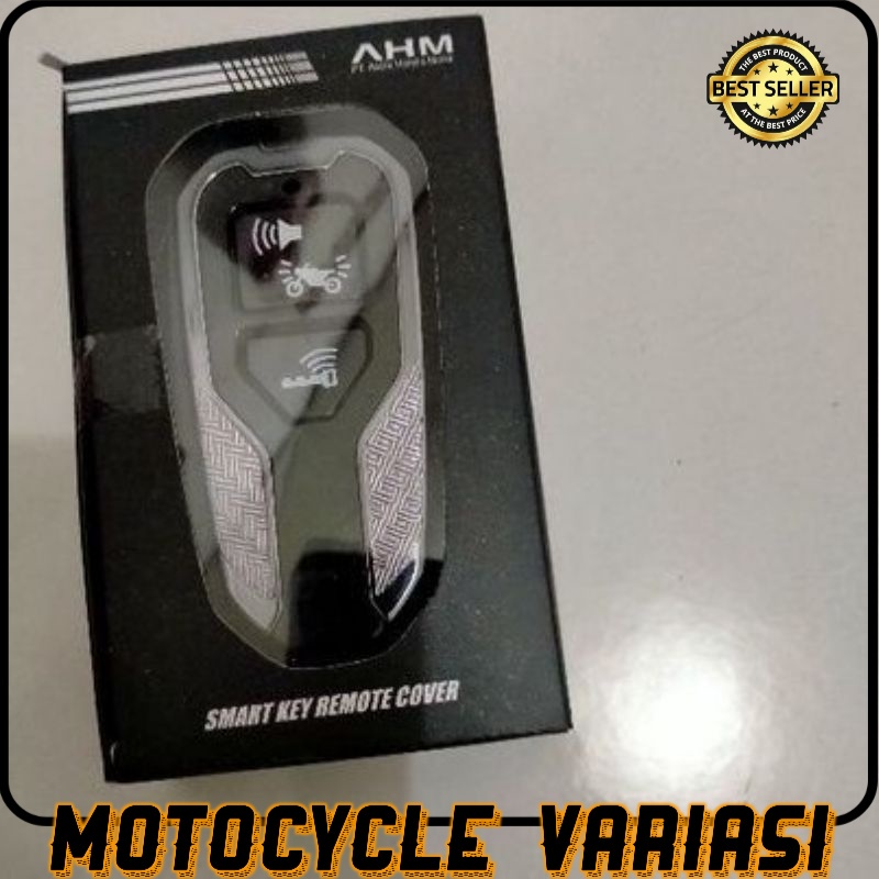 PAKET GANTUNGAN KUNCI DAN COVER REMOTE VARIO 160 2022 ORIGINAL AHM-Remote hitam