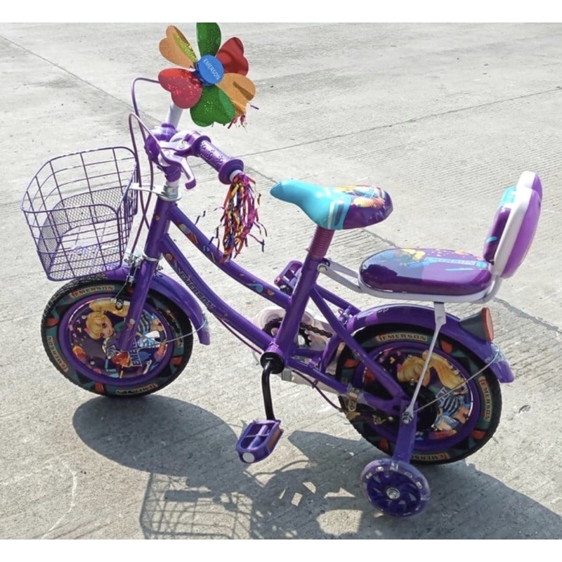 Sepeda Mini Anak Cewek Emerson Beauty 12 dan 16 inch BMX perempuan 3 - 8 tahun COD Kredit cicilan ok-5