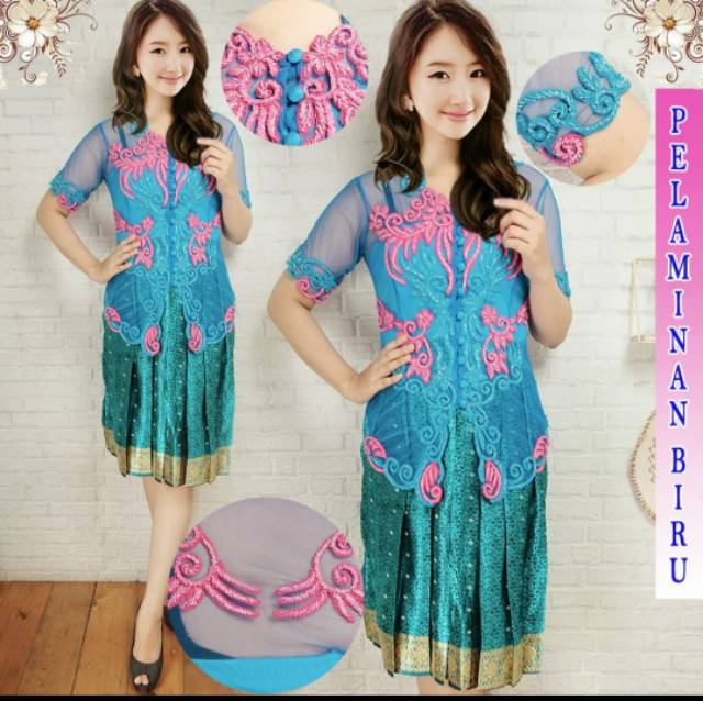 Realpic Stelan Kebaya Bordir Stik Original Butik