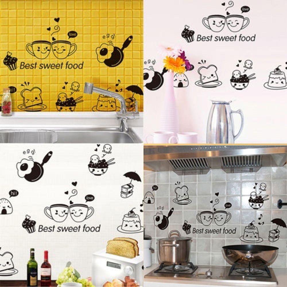 Stiker Kulkas Populer Art Gadget Kitchen &amp; Dining Stiker Vinyl