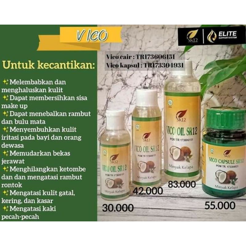 

Vico minyak kelapa murni
