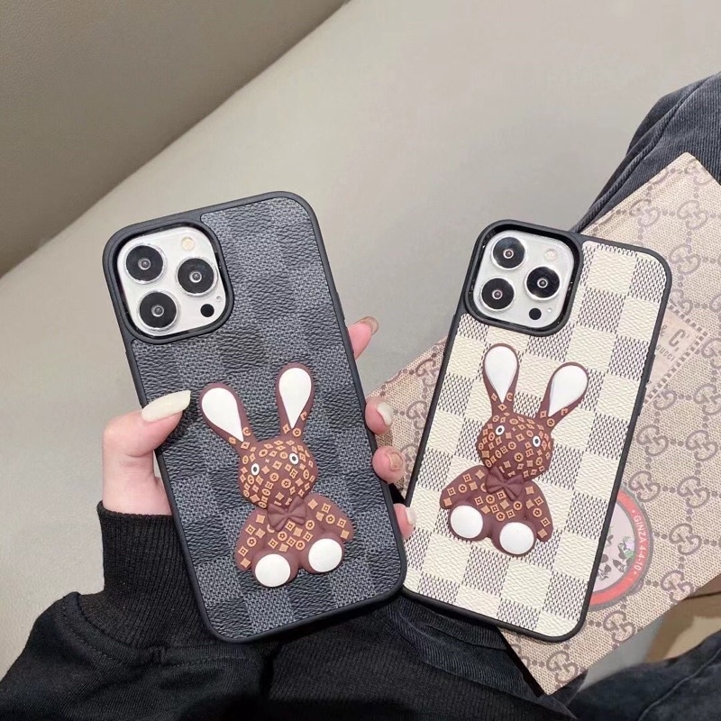 LV RABBIT IPHONE LEATHER CASE 7 8 8+ X Xs Xr Xsmax 11 11pro 11promax 12 12pro 12promax 13 13pro 13promax