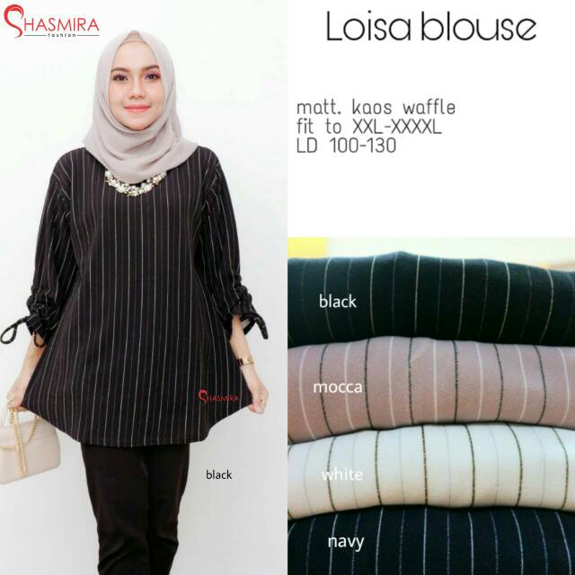 LOISA BLOUSE MATT.KAOS WAFFLE JUMBO