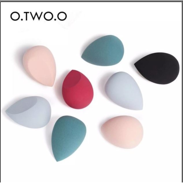 (READY&amp; ORI) O.TWO.O Otwoo Egg Shaped Microfiber Fluff Surface Makeup Sponge  9921H