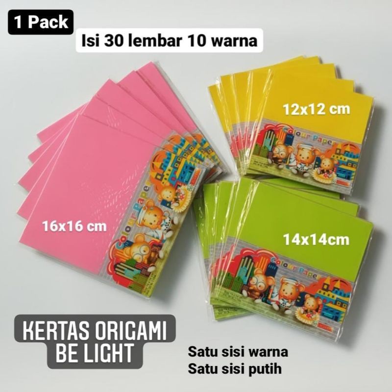 

Kertas Lipat Be Light. Kertas Origami Be Light