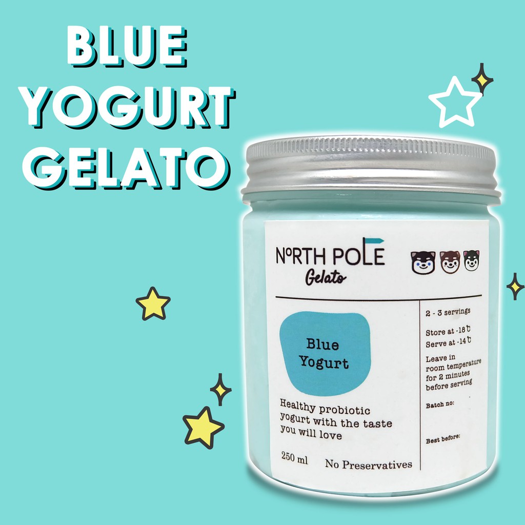 

Blue Yogurt Gelato - North Pole Gelato