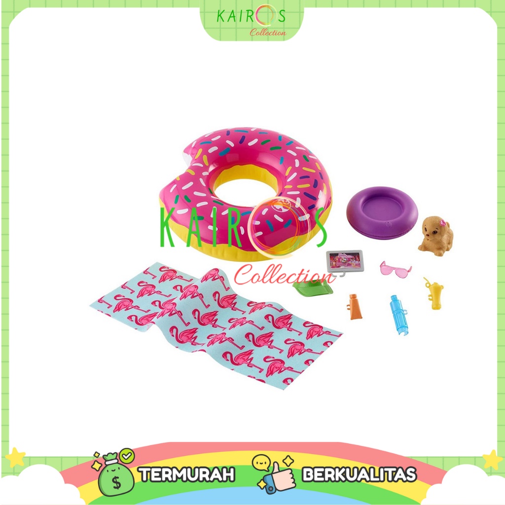 Barbie Outdoor Furniture Set with Donut Floatie