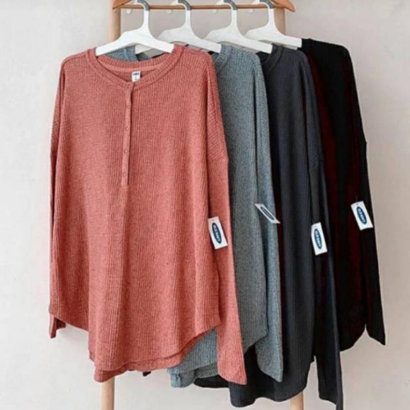 OLDNAVY WAFFEL KNITTED TOP