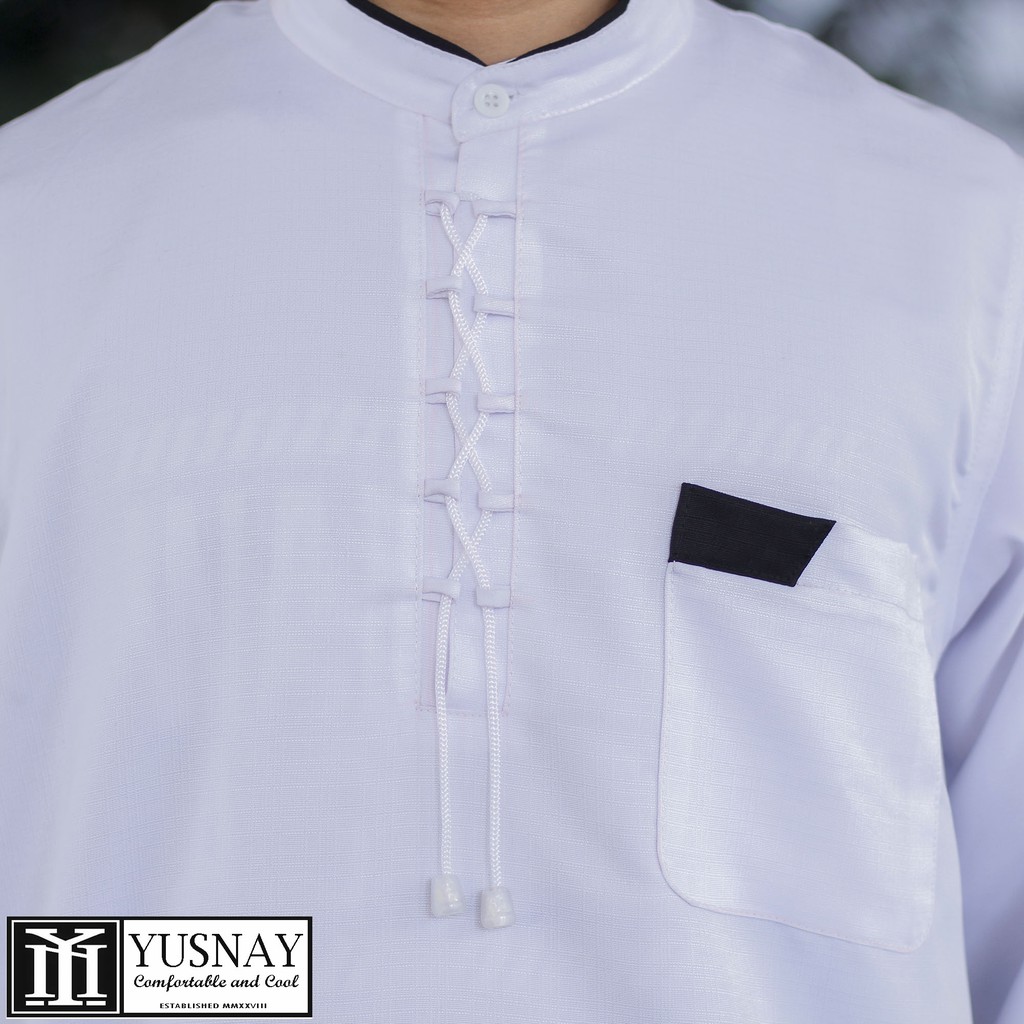 KEMEJA KOKO/ KOKO PUTIH/ KEMEJA PUTIH/ ATASAN MUSLIM/ LENGAN PANJANG/  YUSNAY FASHION/ MURAH