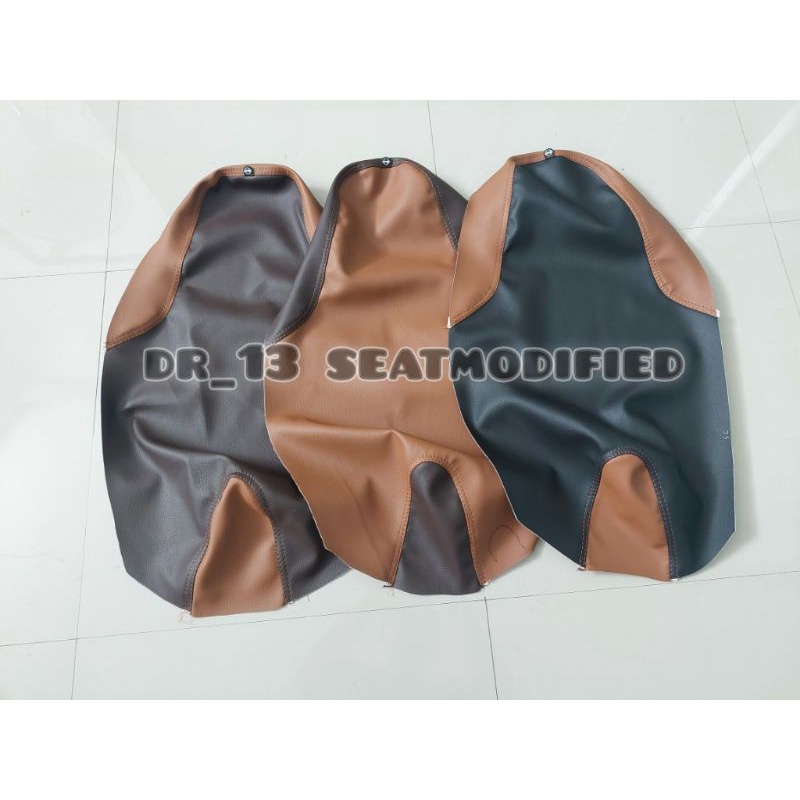 KULIT JOK HONDA SCOOPY GENIO VARIO BEAT  WARNA COKLAT BAHAN MBTECH