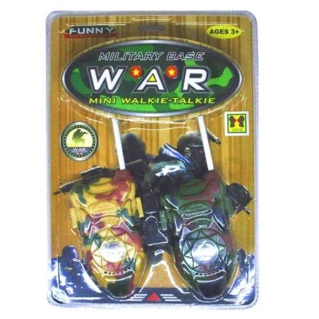 Cod Mainan HT Handy Talkie Walkie Talkie Army Tentara Military War