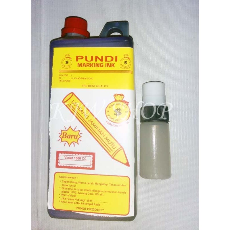 

Promo Refill Tinta Botol Marking Ink 1000cc 1Lt warna Biru