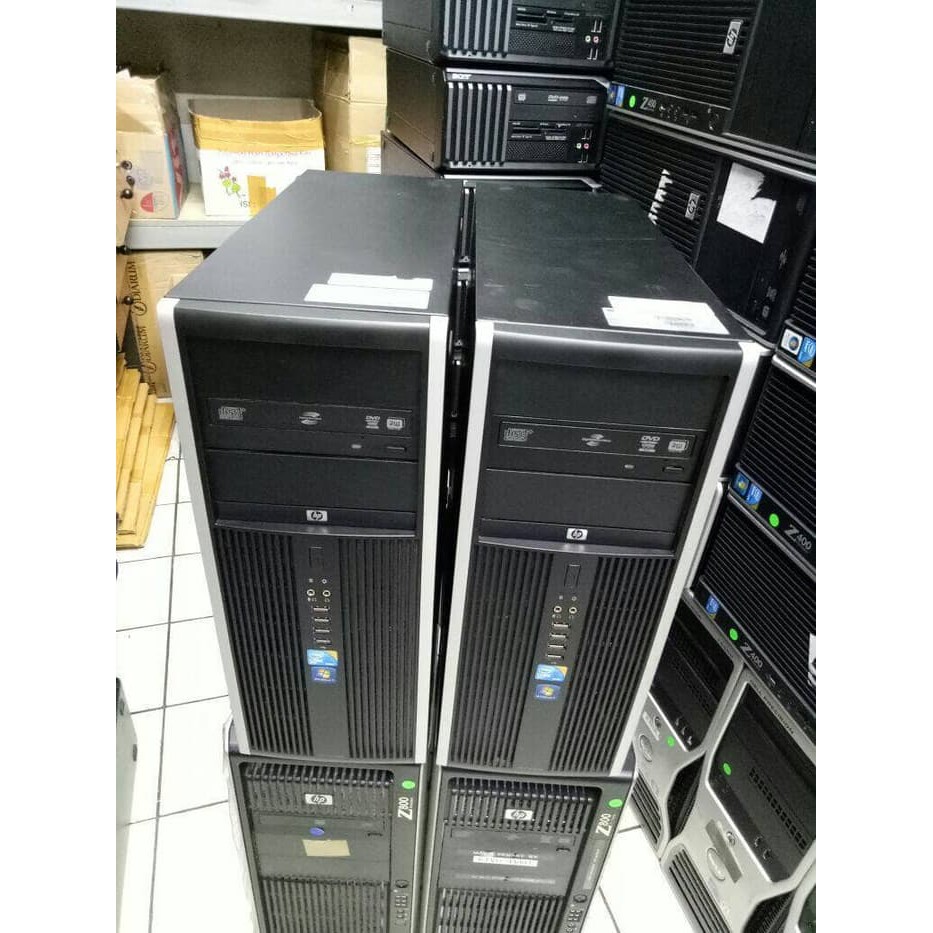 Komputer cpu hp/Pc Hp 8100 full tower, core i5 650-3.20ghz/8gb/500gb/dvd rw, wins 7pro siap pakei murah meriah