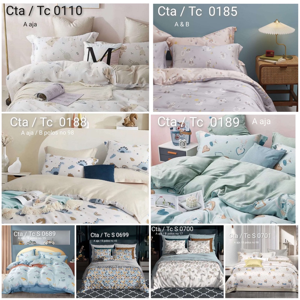 Jual Bahan Kain Tencls Organik 40s/ 60s Meteran / Sprei Dan Bedcover ...