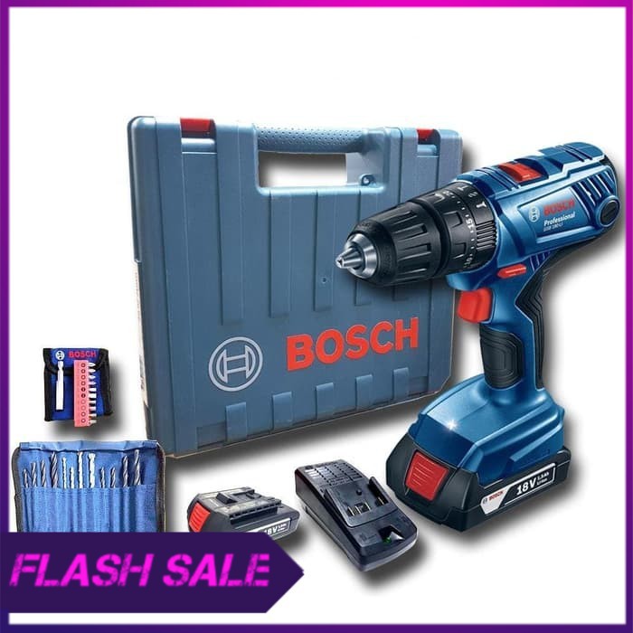 Bosch GSB 180 LI 18V Cordless Impact Drill   Bor Tembok Baterai