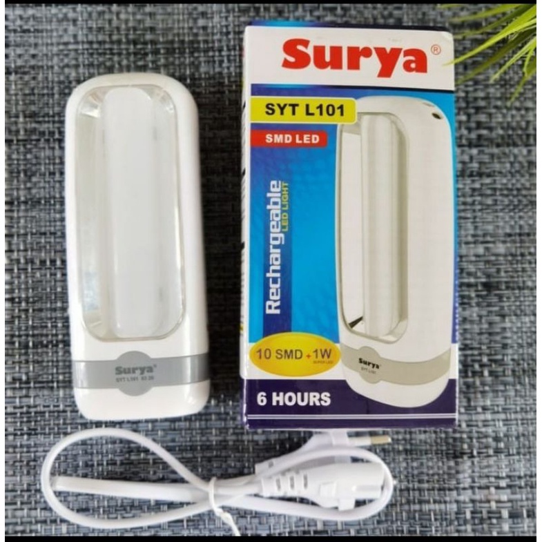 LAMPU SENTAR DARURAT EMERGENCY LED SURYA SYTL101 BISA DI CAS