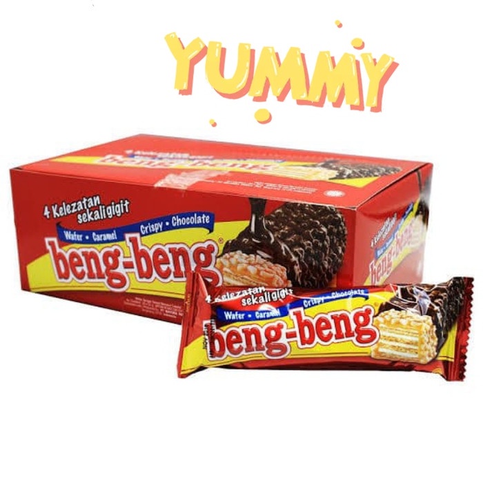 

Wafer-Biskuit- Beng Beng Wafer Roma. Box Isi 20Pcs @20Gr -Biskuit-Wafer.