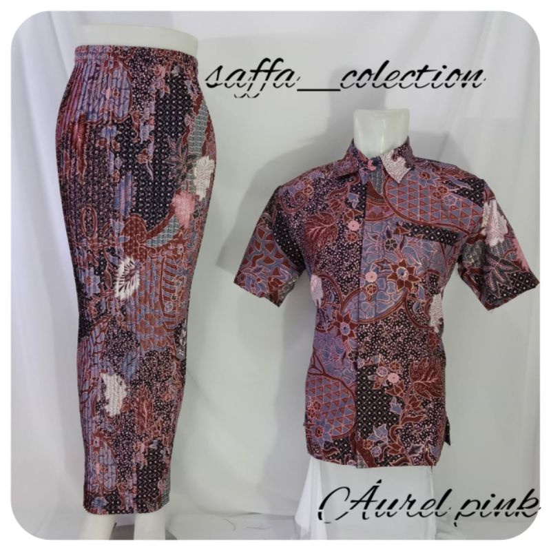 kemeja batik couple/batik couple/kemeja pendek couple