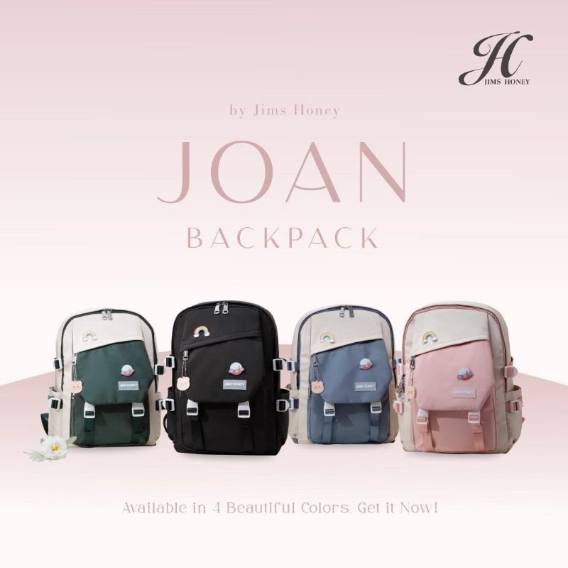 JIMS HONEY JH JOAN BACKPACK TAS RANSEL TAS KERJA TAS SEKOLAH DIAPER BAG