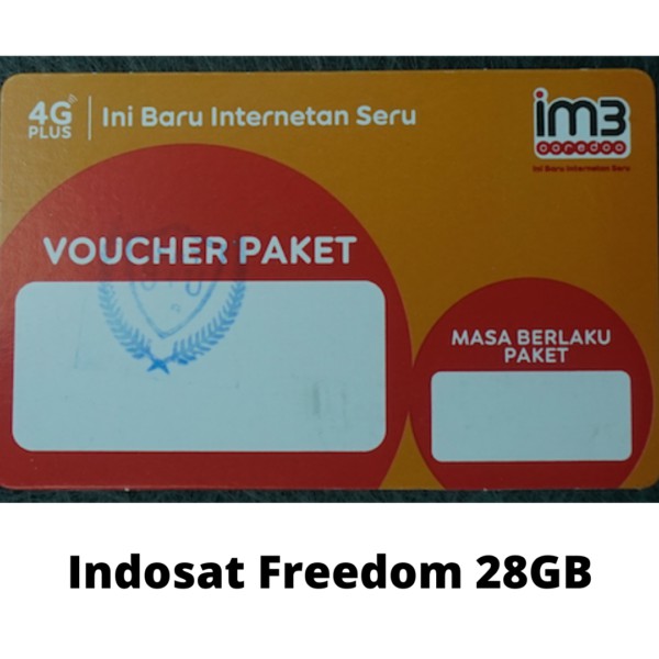 Voucher Indosat Freedom 28GB/28 Hari