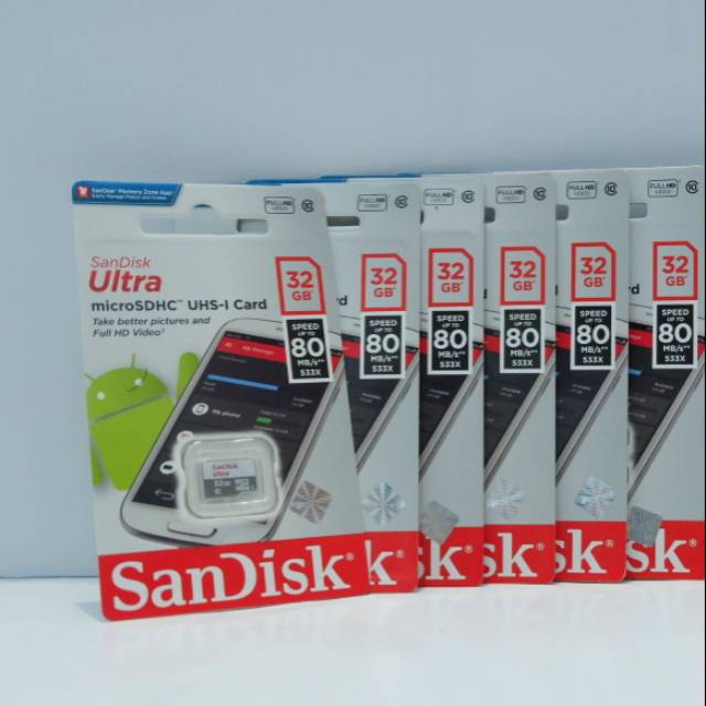 Kartu memori microsd Sandisk class 10 32gb