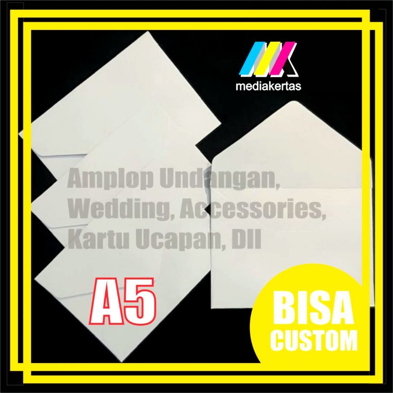 

AMPLOP A5 / AMPLOP PUTIH MERAH PINK BIRU HIJAU / AMPLOP UNDANGAN / KRAF / PUTIH / AMPLOP UNDANGAN