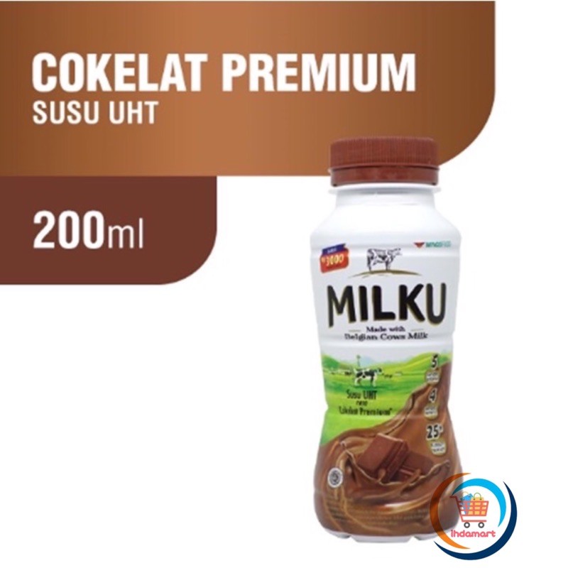 Milku Susu Cokelat / Strawberry 200 ml