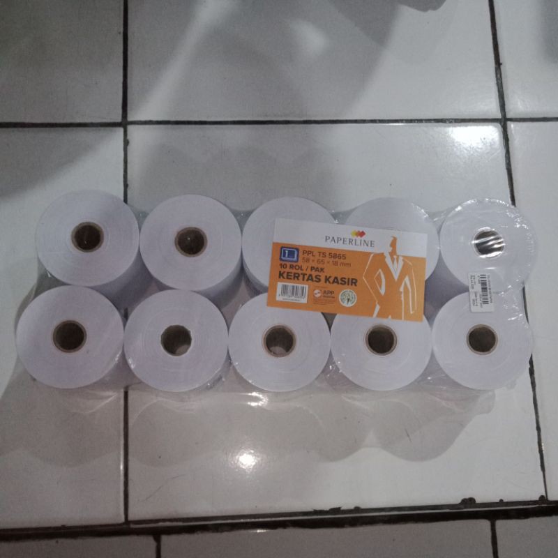 

Telstruk / Kertas Kasir 58 x 65 1 Ply Paperline