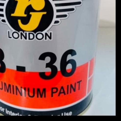☑ CAT ALUMINIUM / CAT RJ SILVER / ALUMINIUM PAINT B-36 SILVER RJ LONDON ♜