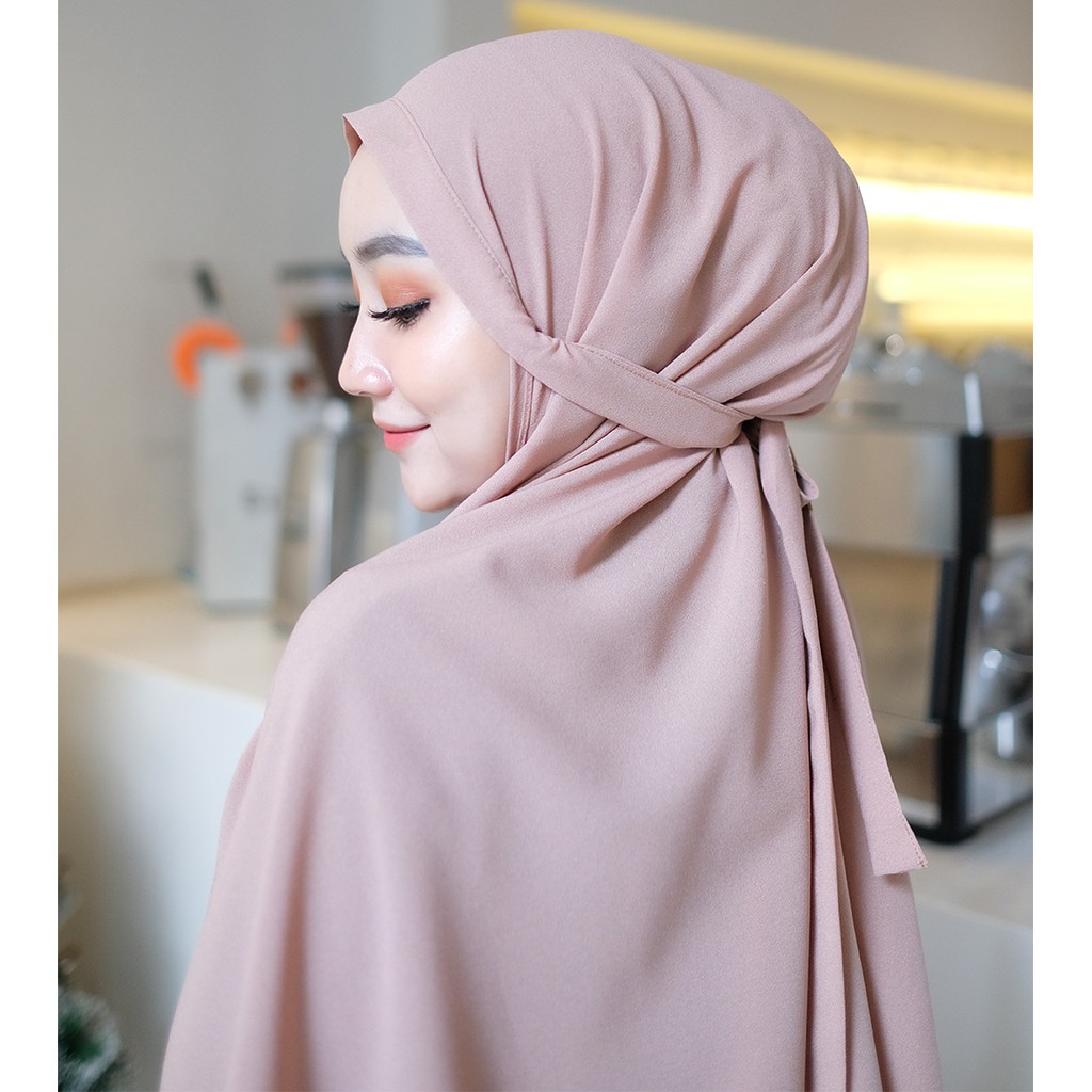Vallina Outfit - Hijab Syari Bergo Instant | Kerudung Instan Bergo Baiti Premium [Maryam]-6